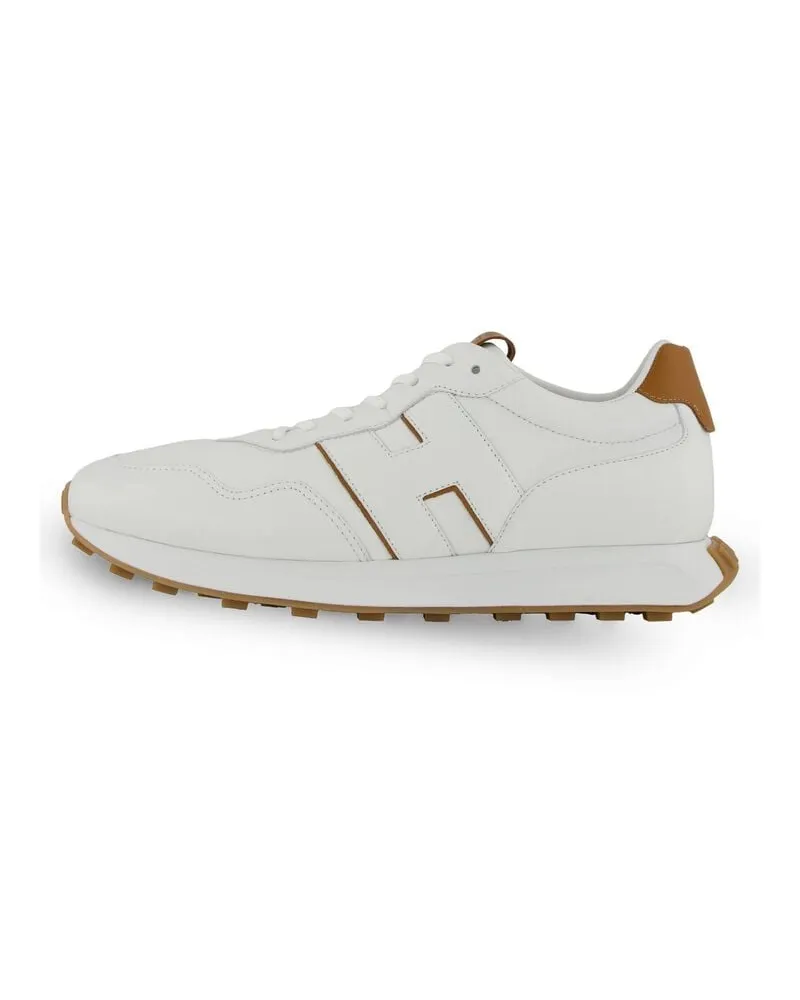 Hogan Herren Sneaker H601 ALLACCIATO H PATCH Weiss