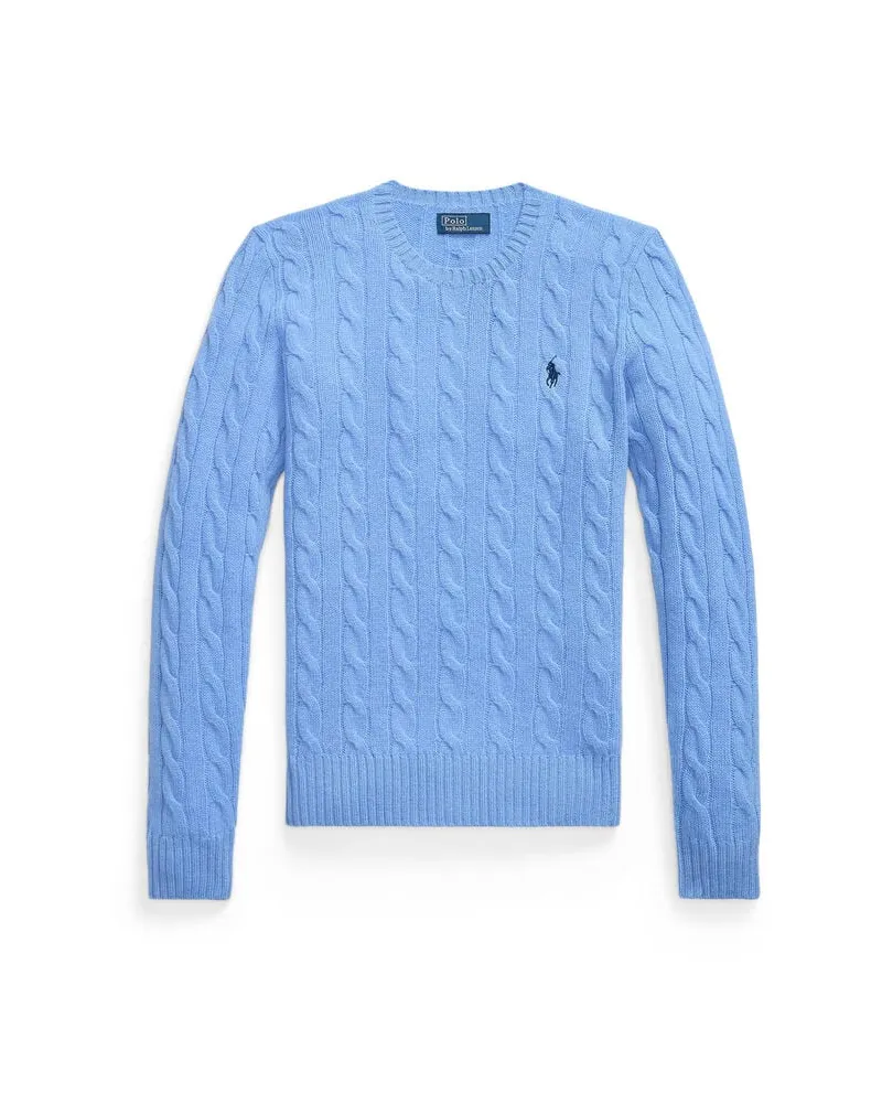 Ralph Lauren Damen Strickpullover aus Wolle und Kaschmir Marine