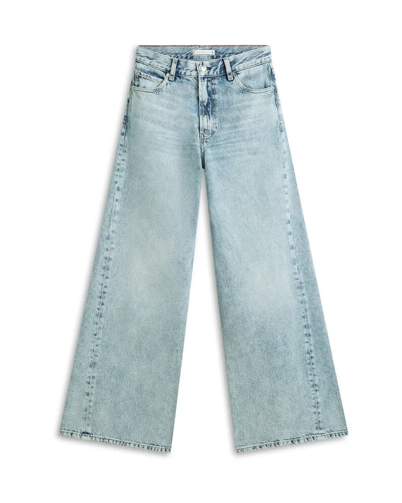 Tommy Hilfiger Damen Jeans GLIS 70s Wide Leg Bleached