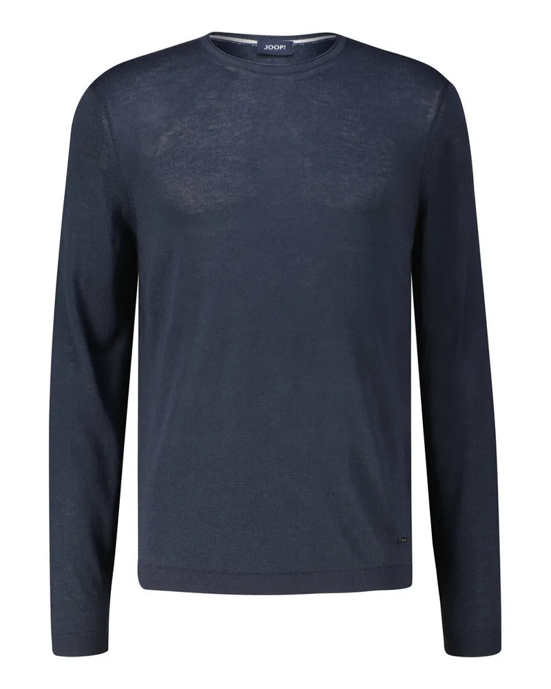 JOOP! Herren Strickpullover mit Leinen MENDORO Marine