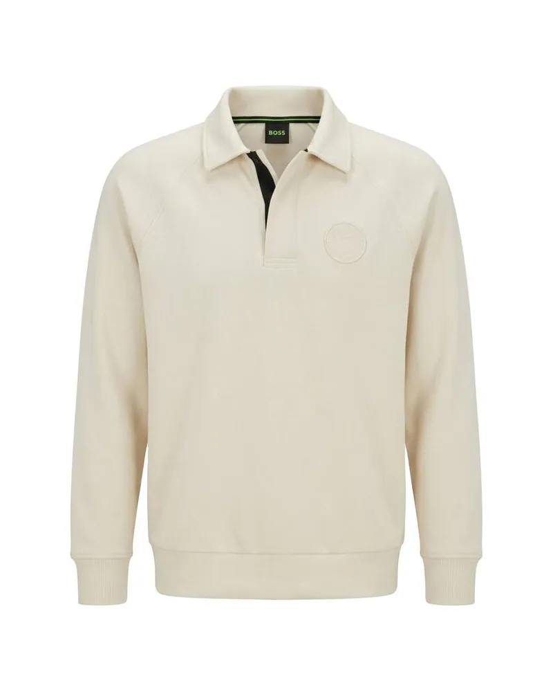 HUGO BOSS Herren Sweatshirt SW_JOINPOLO Beige