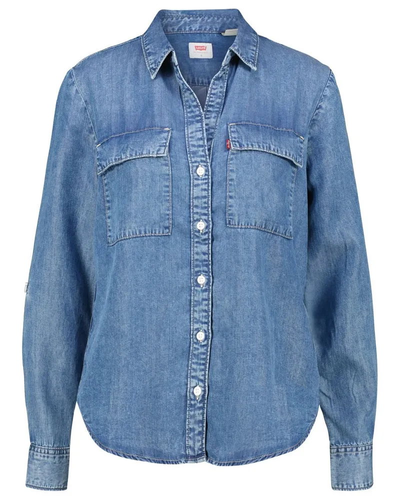 Levi's Damen Bluse aus Lyocell DOREEN Blue
