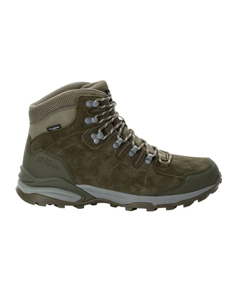 Jack Wolfskin Herren Wanderschuhe REFUGIO TEXAPORE MID M Dunkelbraun