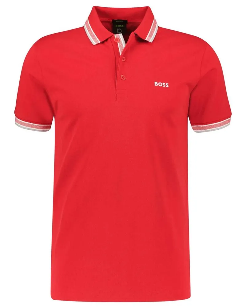 HUGO BOSS Herren Poloshirt PADDY Regular Fit Rot