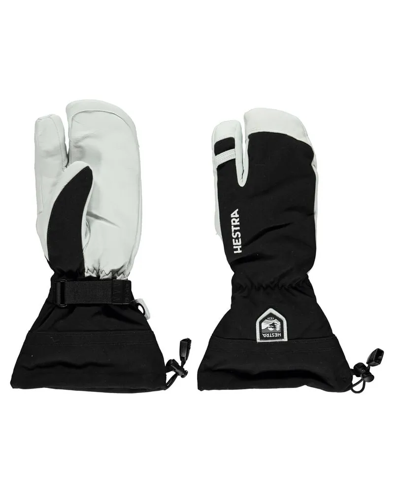 Hestra Herren Drei-Finger Skihandschuhe HELI 3 Mens Schwarz