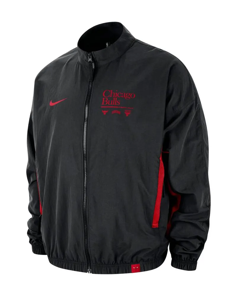 Nike Herren Trainingsjacke NBA CHICAGO BULLS DNA COURTSIDE Schwarz