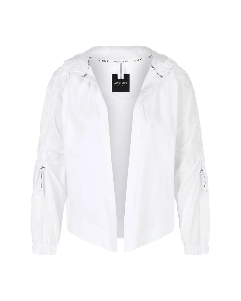 Marc Cain Damen Kapuzenjacke Weiss