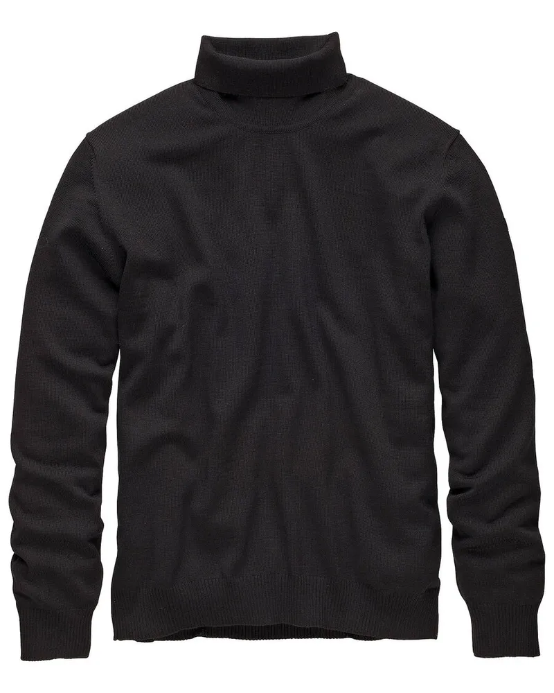Maerz Herren Strickpullover Schwarz