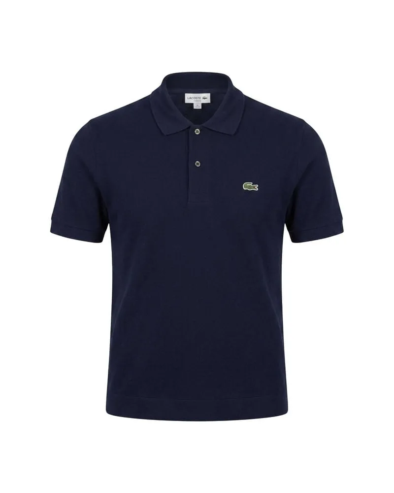Lacoste Herren Strickpolo aus Baumwolle Marine