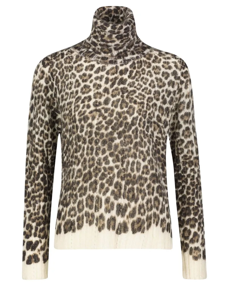 Princess goes Hollywood Damen Rollkragenpullover mit Mohair Braun