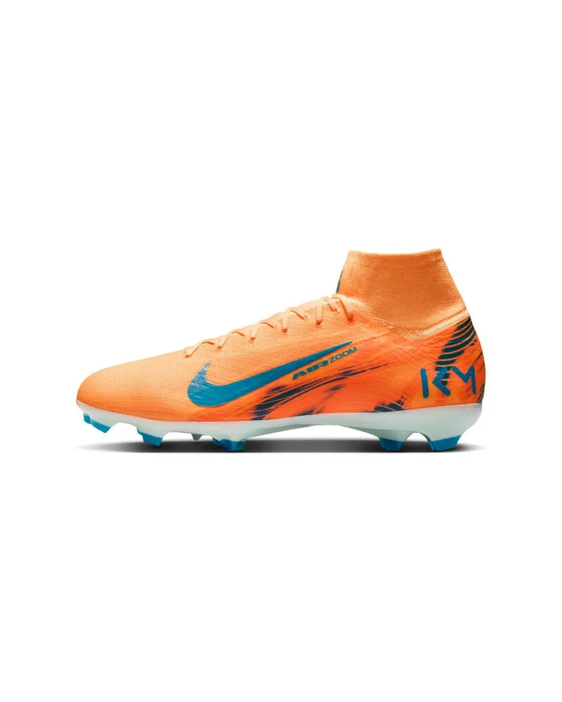 Nike Herren Fußballschuhe Rasen MERCURIAL SUPERFLY 10 PRO KM FG Lachs
