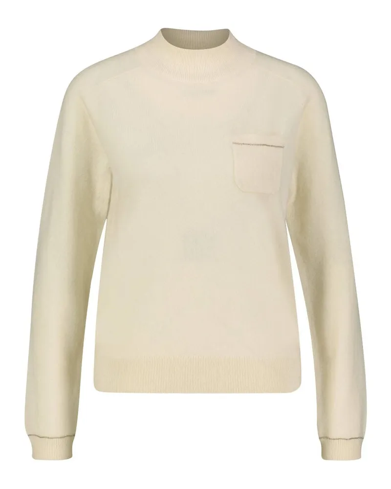 pure Damen Kaschmirpullover Ivory