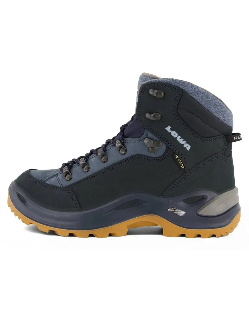 Lowa Damen Winterstiefel mit Leder RENEGADE WARM GTX MID Ws Marine