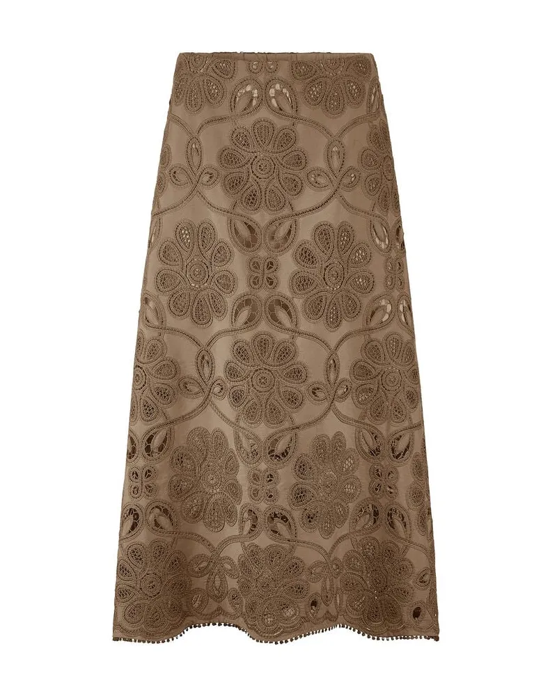 Riani Damen Rock Braun