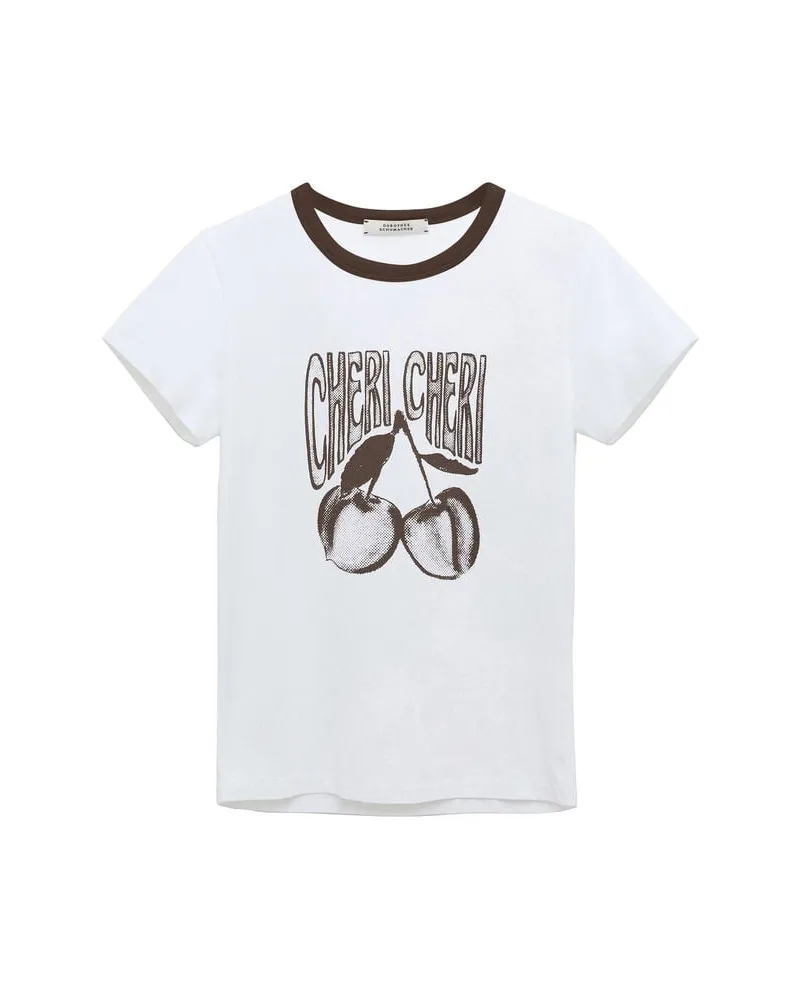 Dorothee Schumacher Damen T-Shirt ALL TIME FAVORITES SHIRT Offwhite