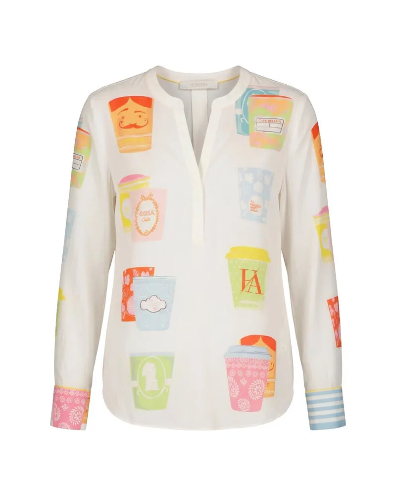 Herzen's Angelegenheit Damen Tunikabluse Rose