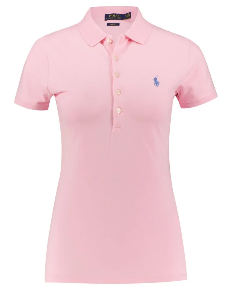 Ralph Lauren Damen Poloshirt Slim Fit Pink