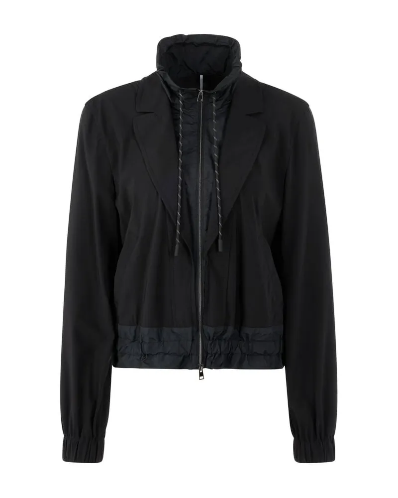 Marc Cain Damen Blazer in Blouson-Optik Schwarz
