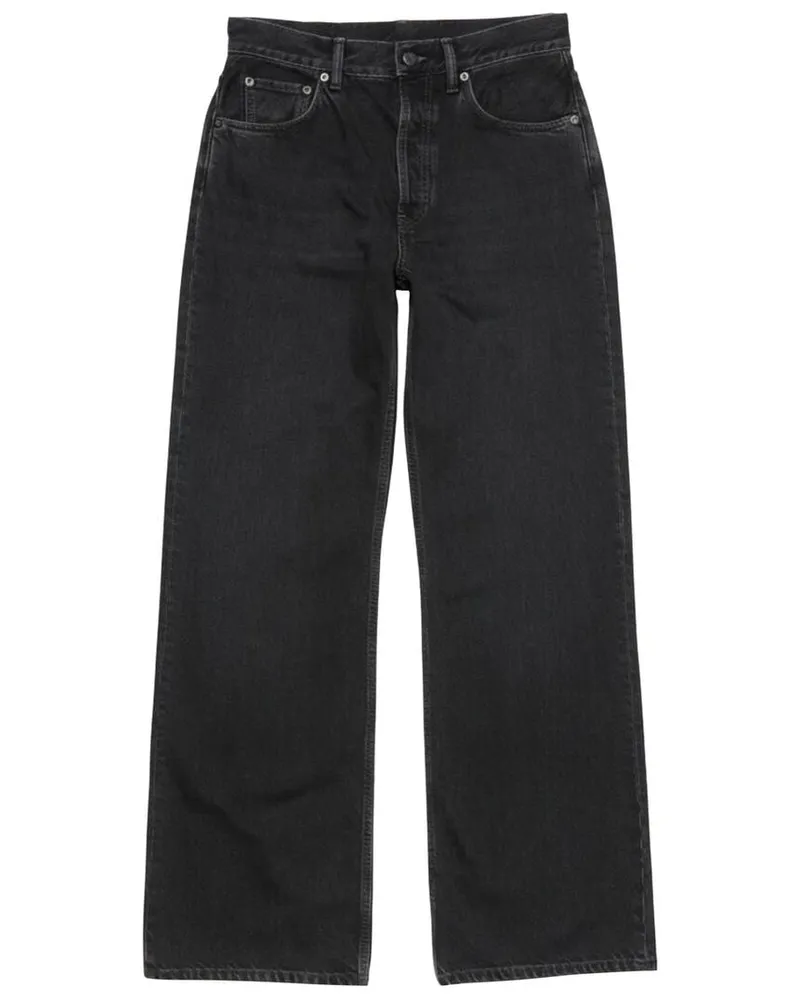 Acne Studios Herren Jeans Loose Fit Schwarz