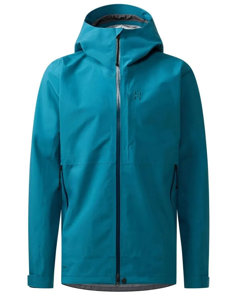 Haglöfs Herren Jacke wasserdicht FRONT PROOF II Petrol