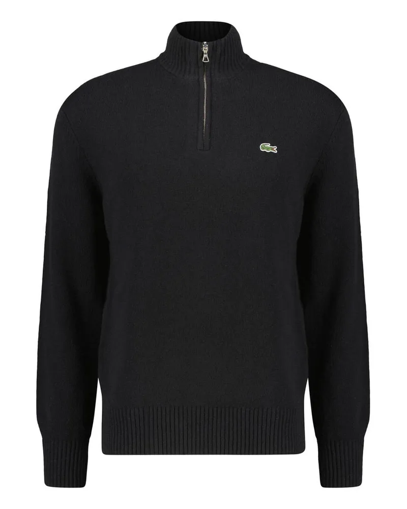 Lacoste Herren Pullover aus Wolle Schwarz