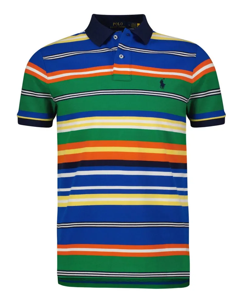 Ralph Lauren Herren Poloshirt aus Baumwolle Custom Slim Fit Grün