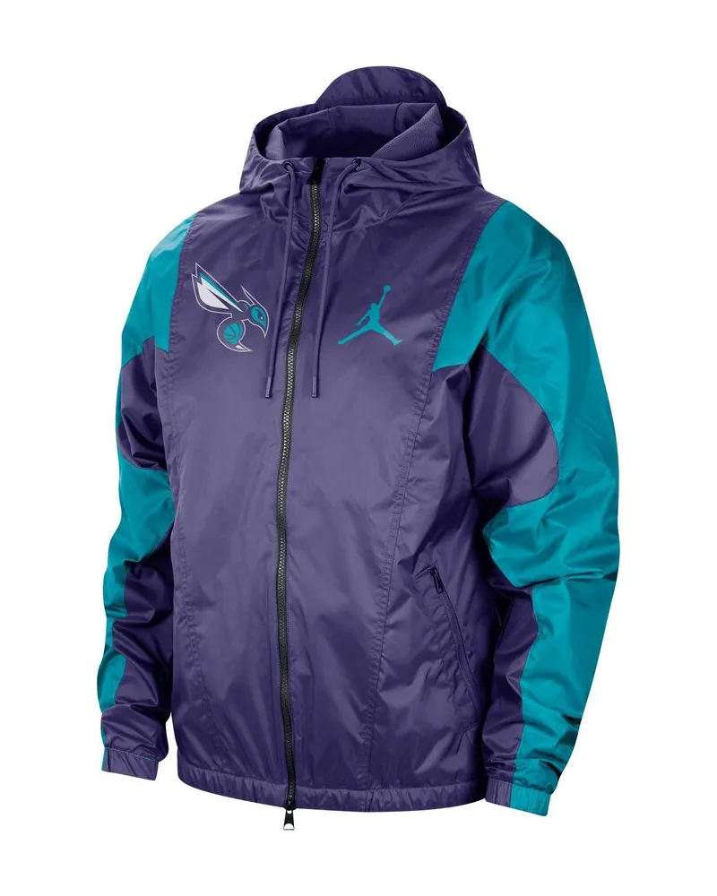 Nike Herren Jacke NBA CHARLOTTE HORNETS COURTSIDE STATEMENT Orchidee