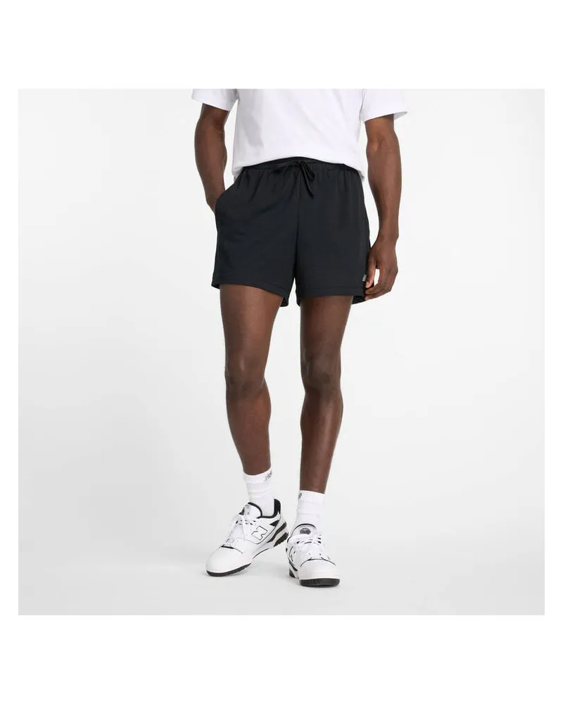 New Balance Herren Shorts Regular Fit Schwarz