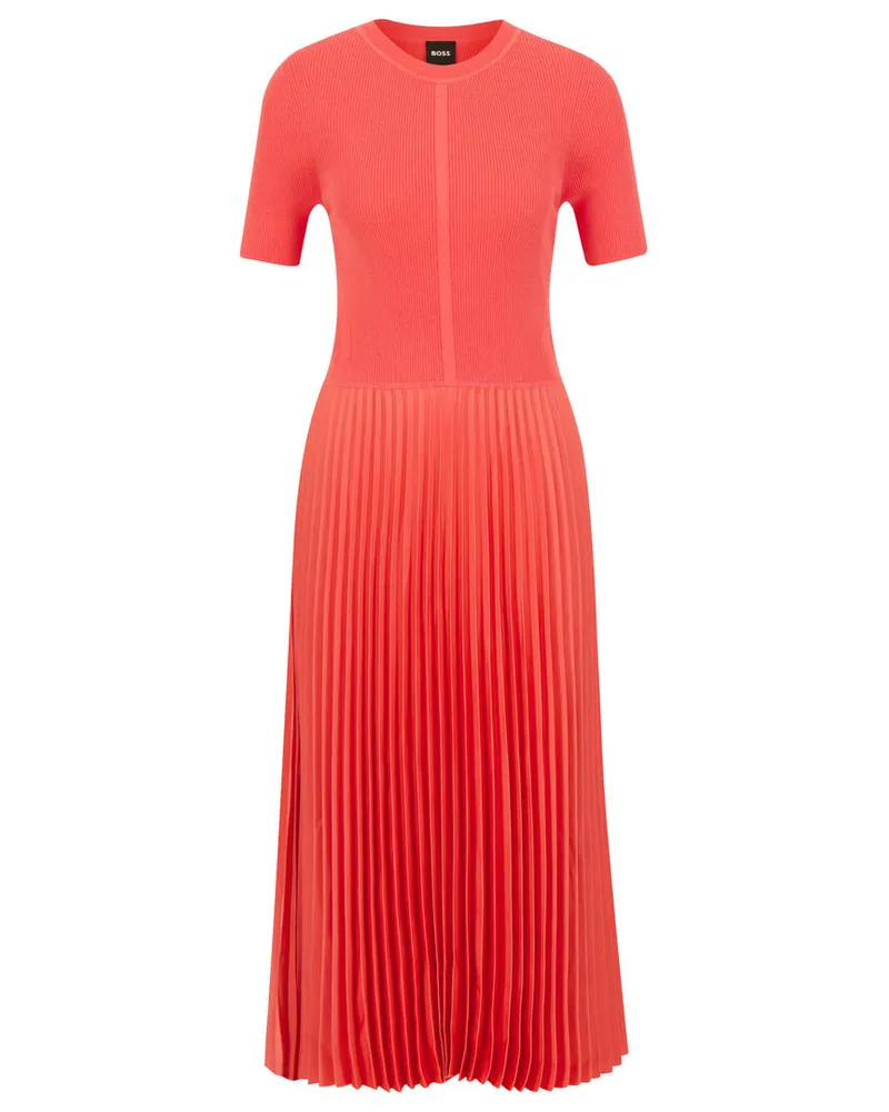 HUGO BOSS Damen Kleid FADRIDI Rot