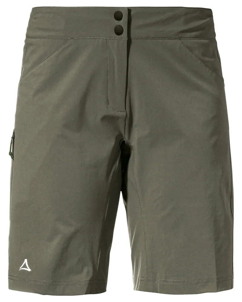 Schöffel Damen Radlershorts DANUBE L Dunkelbraun