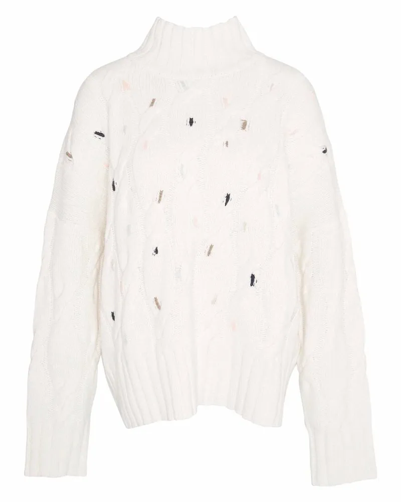 Barbour Damen Pullover FLEUR Weiss