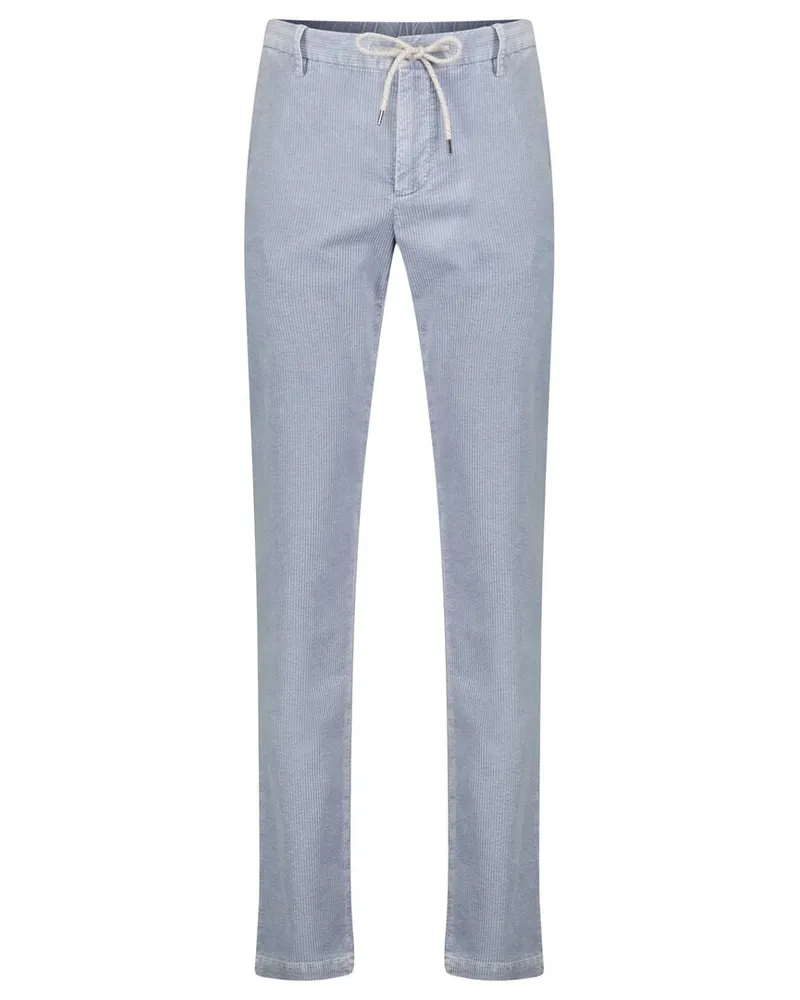 Alberto Herren Cordhose JUMP Slim Fit Blau