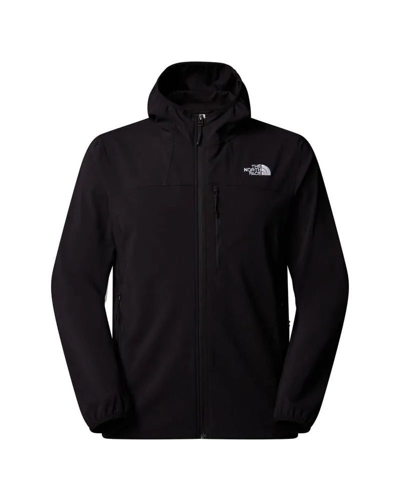 The North Face Herren Softshell-Jacke mit Kapuze NIMBLE Schwarz