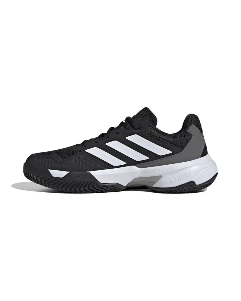 adidas Herren Tennisschuhe Outdoor COURTJAM CONTROL 3 M CL Schwarz