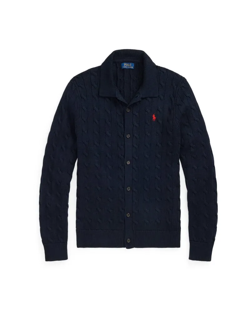 Ralph Lauren Herren Strickjacke aus Baumwolle Navy