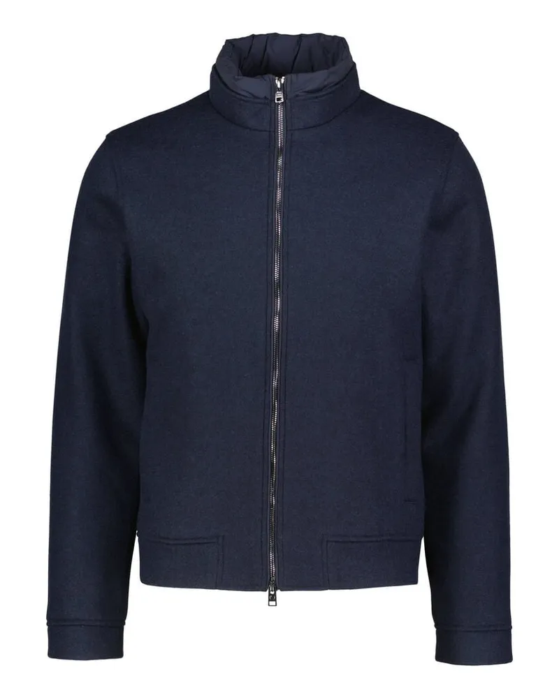 Woolrich Herren Übergangsjacke mit Wolle Marine