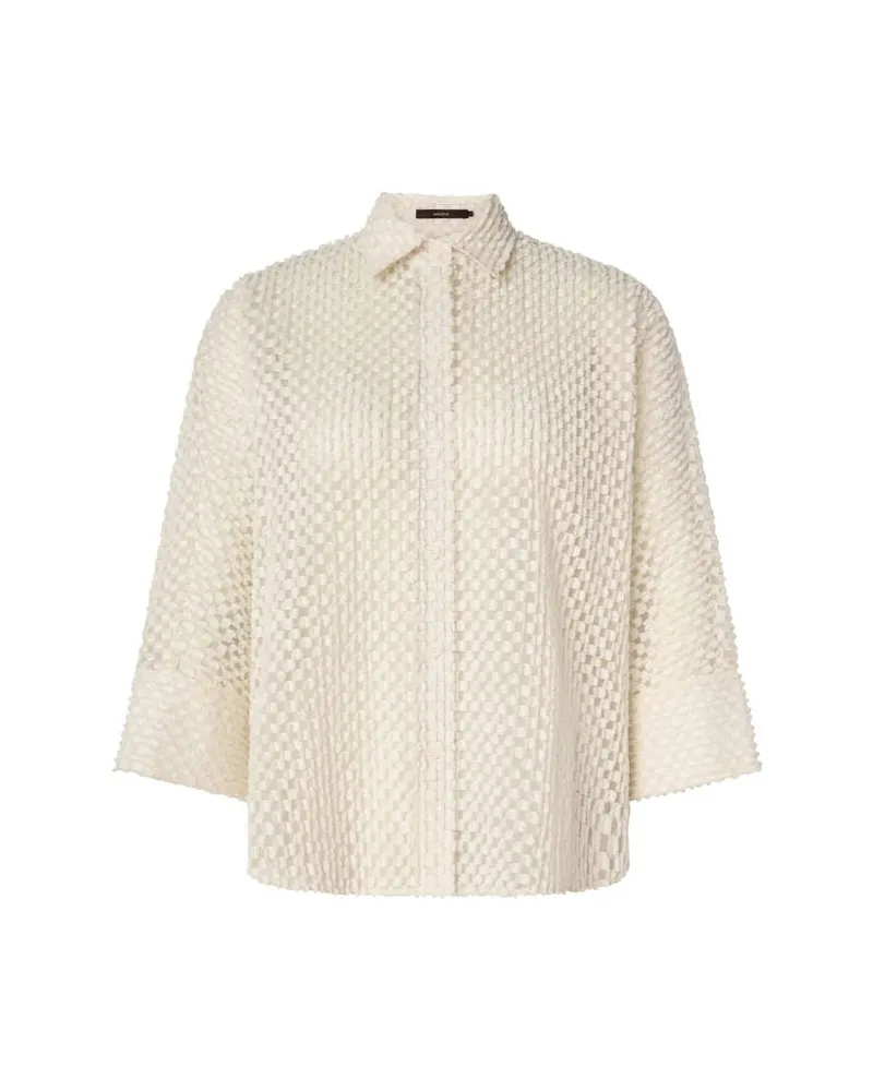 windsor. Damen Bluse aus Baumwollmix Offwhite