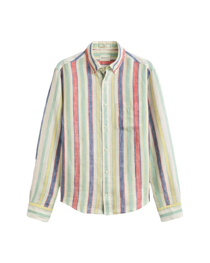 Gant Herren Hemd Regular Fit Beige