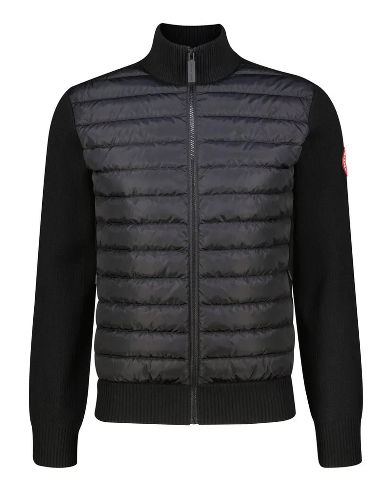 Canada Goose Herren Strickjacke HYBRIDGE Steppeinsatz Black