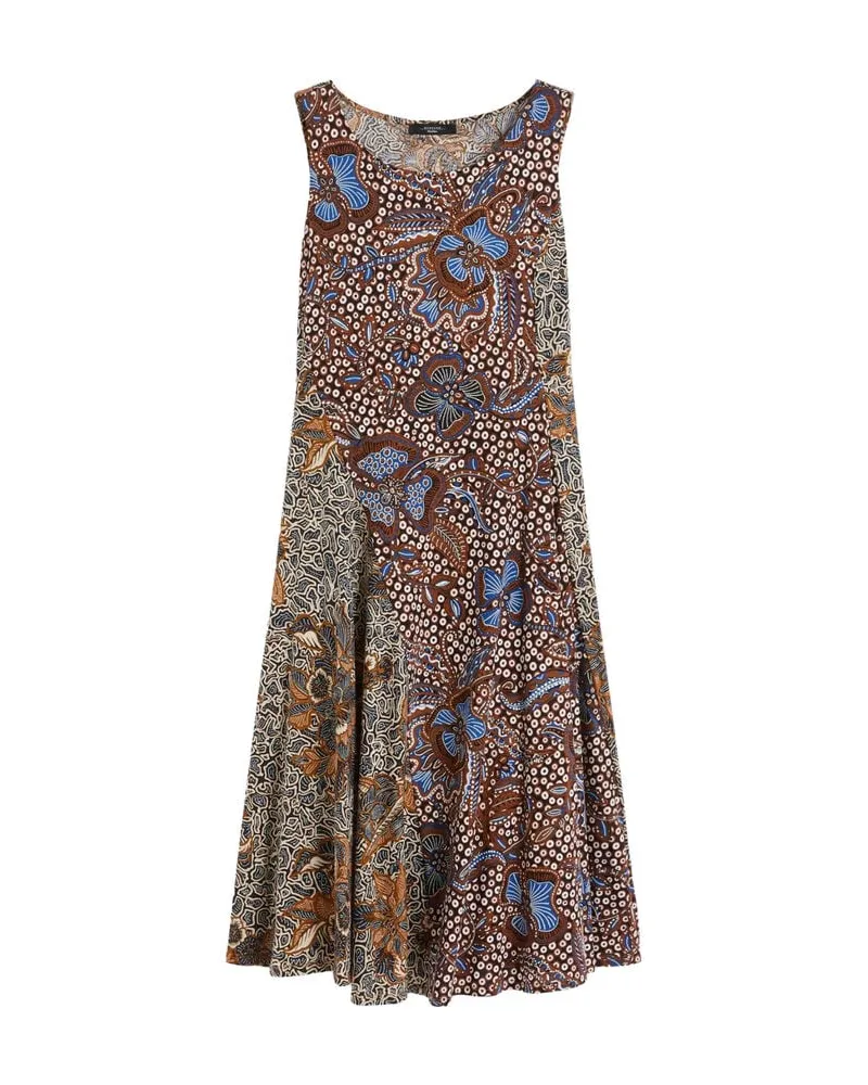 Max Mara Damen Midikleid PAUSA Braun