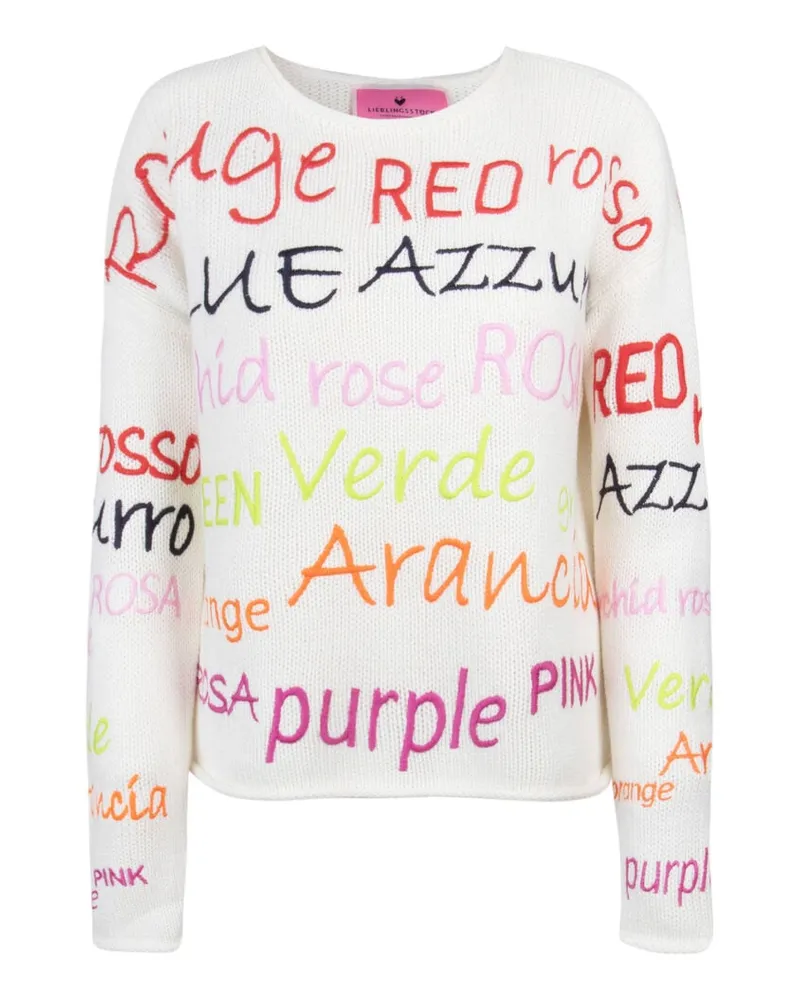 Lieblingsstück Damen Pullover mit Wollanteil Offwhite