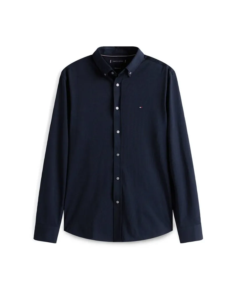 Tommy Hilfiger Herren Hemd Slim Fit Marine