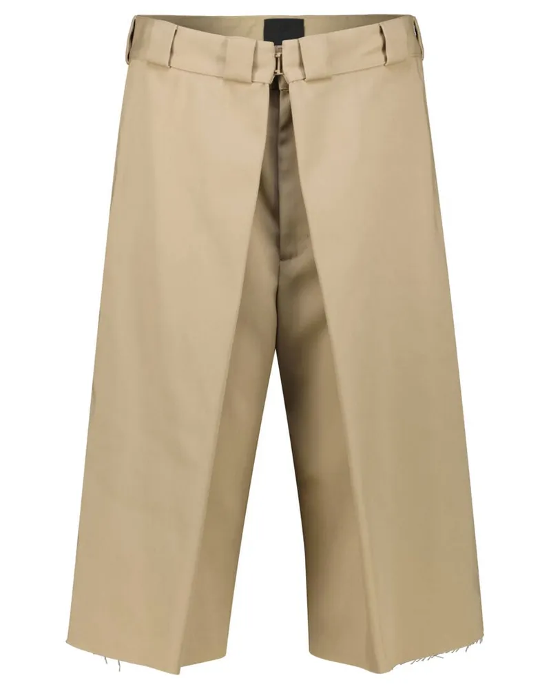Givenchy Herren Bermuda EXTRA WIDE CHINO BERMUDA SHORTS Sand