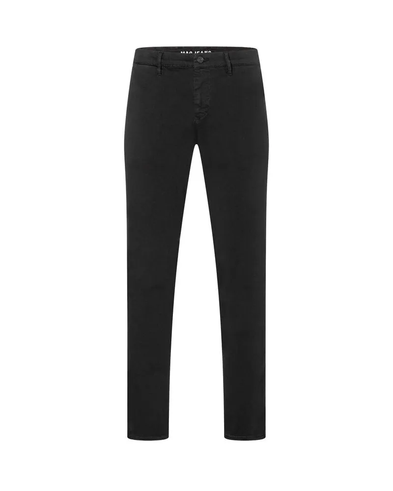 MAC Jeans Herren Chinohose DRIVERS PANTS Modern Fit Schwarz