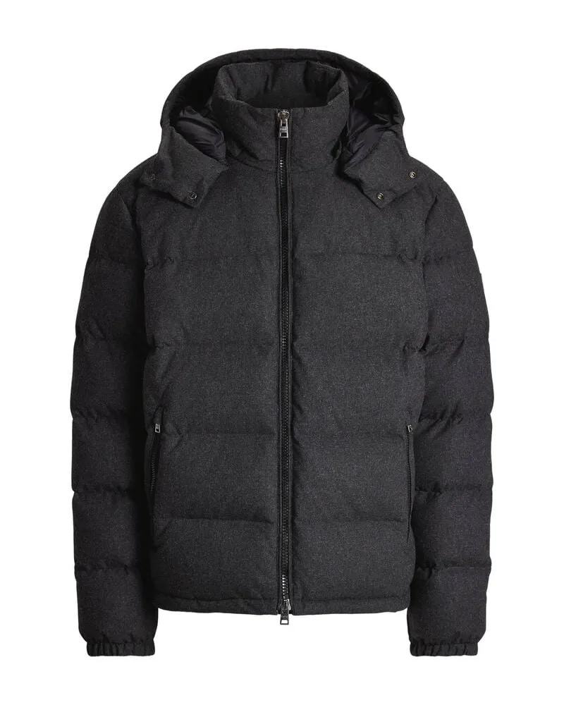 Ralph Lauren Herren Daunenjacke mit Kapuze Grau