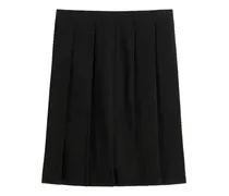 Damen Faltenrock mit Perlenbesatz