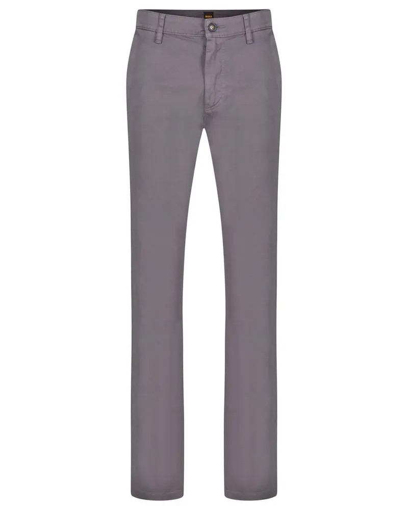 HUGO BOSS Herren Hose CHINO Tapered Fit Grau