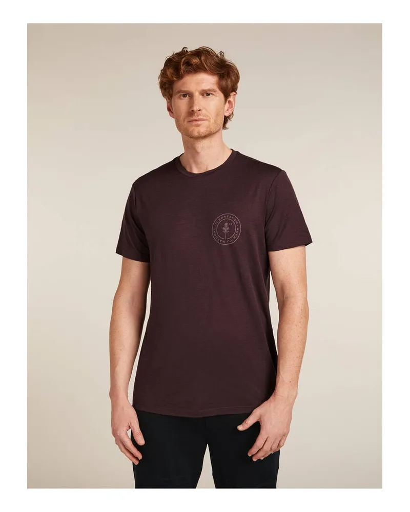 Icebreaker Herren T-Shirt MER 150 TECH LITE Bordeaux