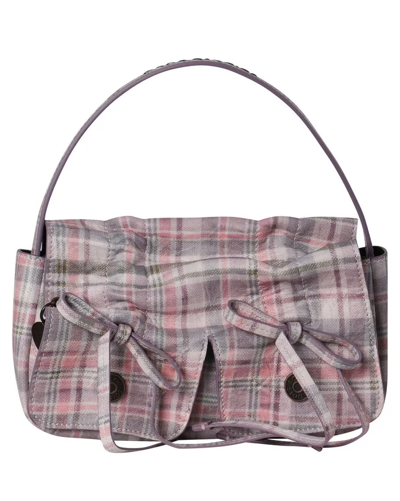 Acne Studios Damen Schultertasche MULTIPOCKET MICRO TEA TOWEL Pink