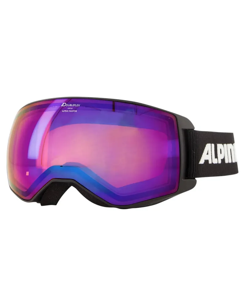 Alpina Watches Ski- und Snowboardbrille NAATOR Schwarz